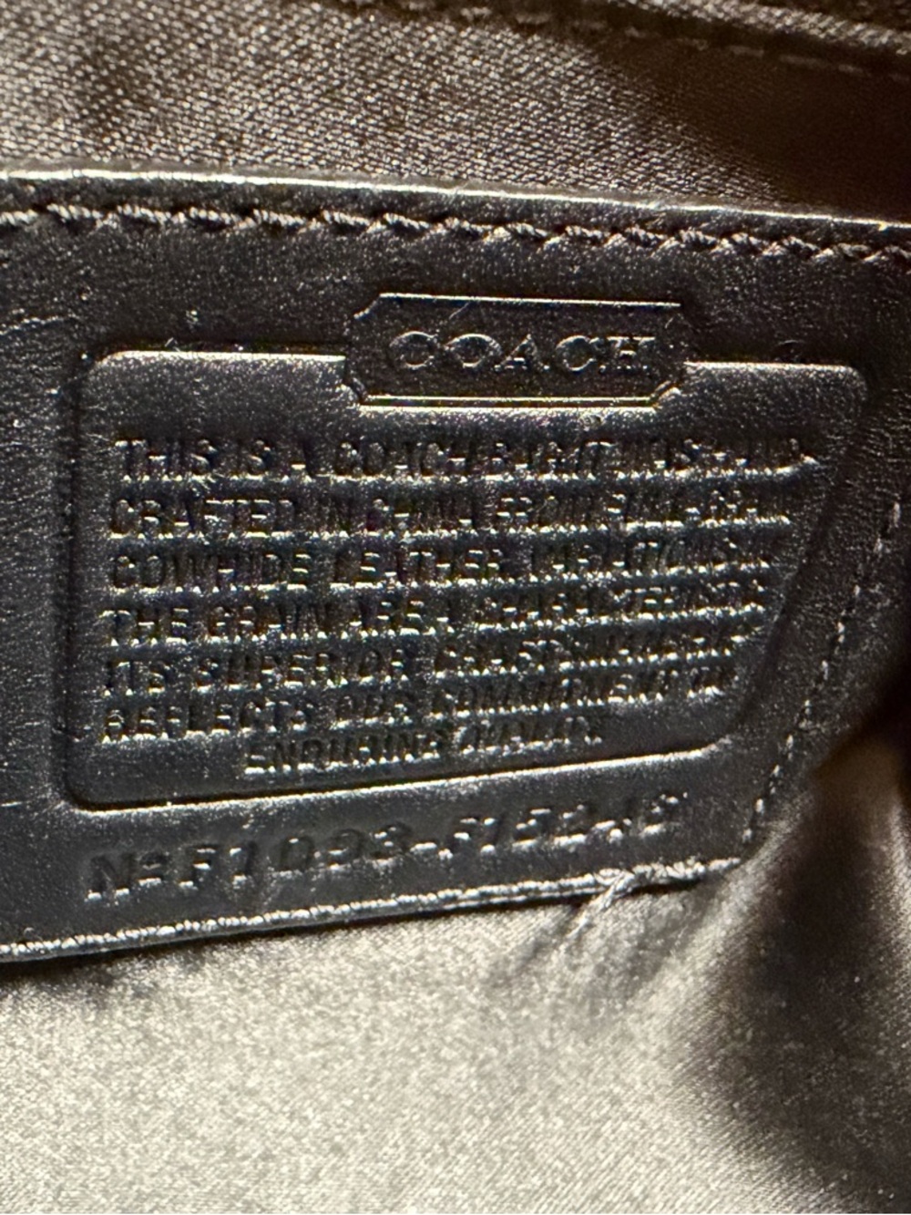 Coach Gallery Tote Black Embossed Signature Patent Leather Shoulder Bag F15246 - Picture 12 of 13